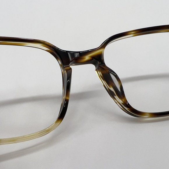 Lazzaro Romano Havana Men's Square Full Eyeglass Frames Brown Tortoise 52-18-145 - Picture 7 of 10